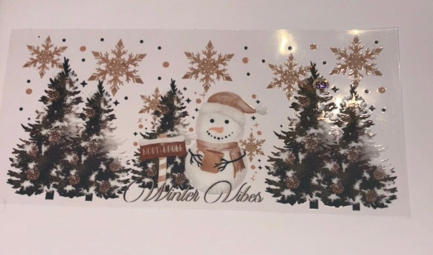 snow man winter vibes