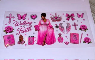 Walking in faith pink